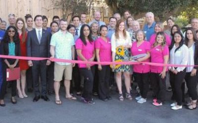 Authentic Dental Designs Ribbon Cutting Was Pretty in Pink!