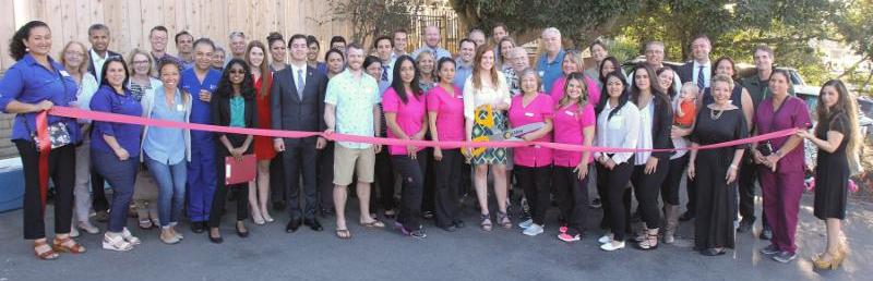 Authentic Dental Designs Ribbon Cutting Was Pretty in Pink!