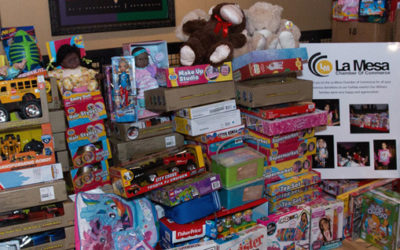 La Mesa Chamber Members Give the Phrase “There’s No Place Like Home for the Holidays” New Meaning by Collecting Toys for La Mesa Military Families