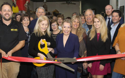 Evening Mixer and Ribbon Cutting at Rainbow Travel and Cruise Scores a Touchdown!