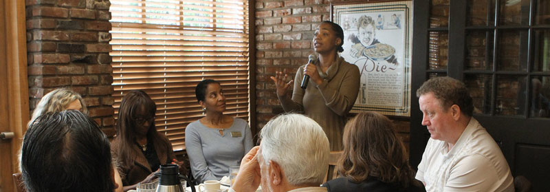 March Breakfast Meeting with City Council Member Akilah Weber is Pitch Perfect!
