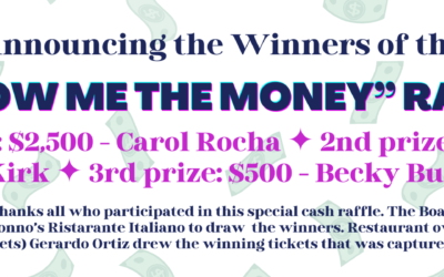 Chamber Announces Winners of the “Show Me the Money Raffle” Winning Tickets Were Pulled on December 7th at Nonno’s Ristorante Italiano
